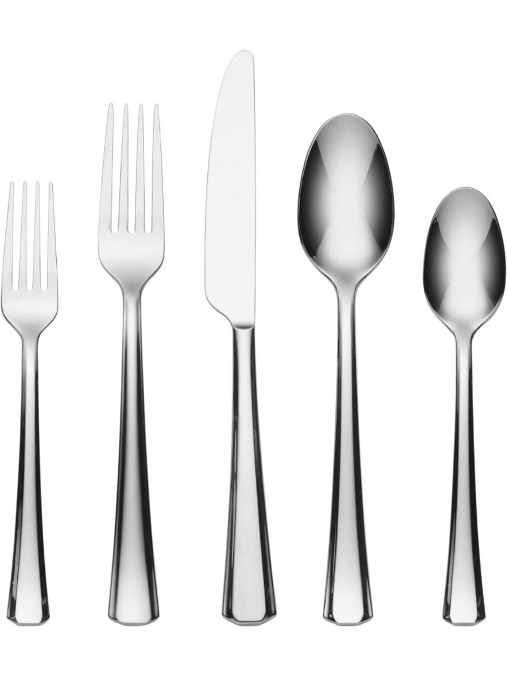 20-Piece 18/0 Stainless Steel Flatware Set for 4 - Elegant Silverware Dining Set